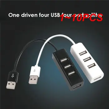  1 ~ 10PCS Micro USB към 4 порт OTG хъб за малина за портокал Pi за ODROID за банан Pi 2 удължителни кабелни аксесоари