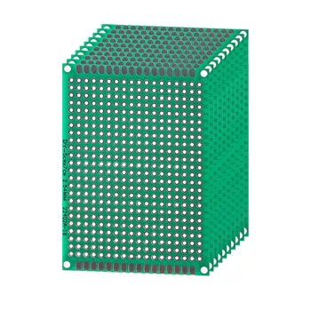10PCS 5 * 7CM PCB съвет зелен DIY основни платки двустранен прототип PCB универсална платка