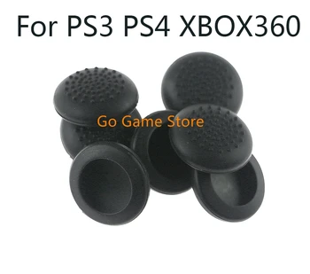 10pcs За XBOX 360 За PS3 / PS4 Гумена силиконова капачка Аналогов контролер Силиконова капачка Cover Thumb Stick Grip