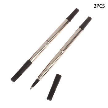 2PCS 11.6CM Ballpoint метална писалка пълнител 0.5mm 0.7mm Съвет подходящ за подмяна на съкровище писалка пълнител черно и синьо