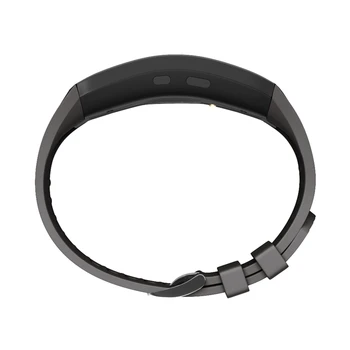 2X силиконова лента за часовници за Samsung Galaxy Gear Fit2 Pro Watch Band за Samsung Gear Fit 2 SM-R360-Black
