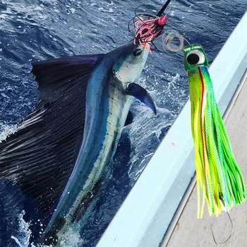 34см 260г Октопод пола стръв тролинг риболов примамка Marlin риболов принадлежности солена вода дълбоководна риба тон примамки за Mahi Wahoo Billfish