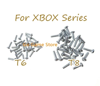 400pcs За XBOX Series s x Контролери дръжка винт Сребро за XBOX серия T8 T6 винтове (Torx) сигурност подмяна винтове комплект