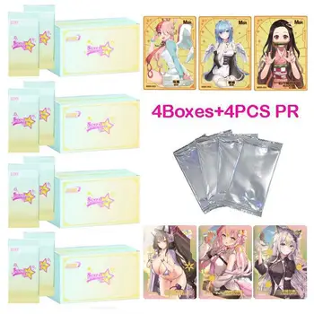 4Boxes Цена на едро Senpai богиня небето 3 Waifu карта CCG ACG TCG бански бикини бустер кутия Doujin играчки и хоби подарък