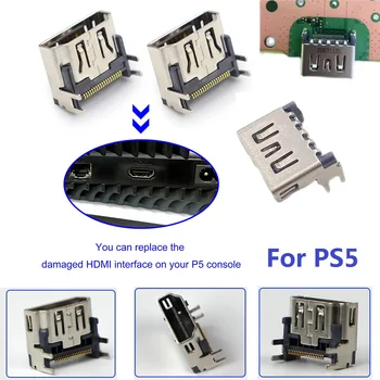 5/10Pcs за Sony PS5 HD гнездо порт интерфейс замяна за Play станция 5 конектор съвместим гнездо HD-MI щепсел свободен кораб