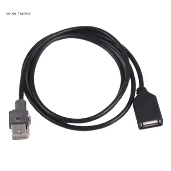 517B 4-пинов USB кабелен адаптер за 307 408 C5 C Quatre B50 RD9 система за развлечение на автомобили