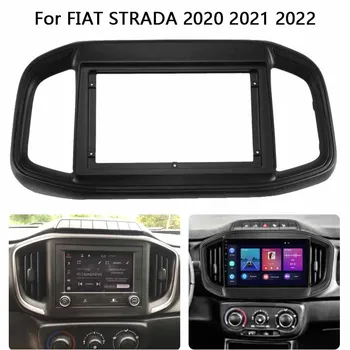 9 инча Интериорни аксесоари за автомобили Радио фасция за FIAT STRADA 2020 2021 2022 Auto стерео инсталиране Dash панел Sorround рамка комплект
