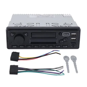 Autoradio 1 Din Bluetooth радио кола AUX-IN MP3 плейър FM USB Auto Stereo o стерео цифров o FM с държач за телефон