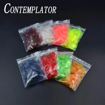 CONTEMPLATOR 6mm ширина caddis ларви разтягане на кожата 8colors нимфа крило cases&bodies wrap scud back elastic fly tying material