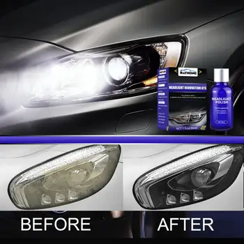 Car Light Cleaner Страхотно бързо почистване Лесен за използване за кола кола драскотина отстраняване кола светлина ремонт течност