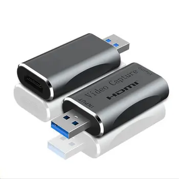 HDMI-съвместимо устройство за аудио видео заснемане на картаUSB 3.0 60fps 4k за OBS Live Streaming Broadcast Game Recording Box