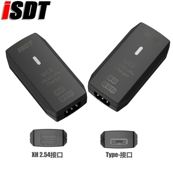 ISDT UC2 1S / 2S LiPo Интелигентно зарядно устройство за баланс на батерията USB Type-C входен порт XH2.54 Порт за баланс Директно зарядно устройство