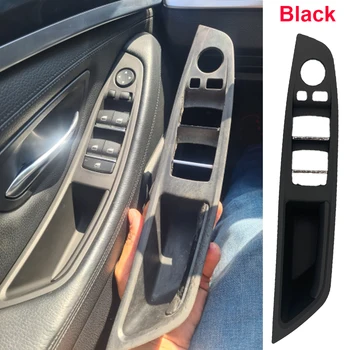 LHD Черен бежов интериорен панел за дръжка на интериорна врата за BMW Серия 5 F10 2010-2017