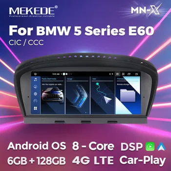 MEKEDE Android 12 Автомобилно радио за BMW Серия 5 BMW E60 E61 E63 E64 E90 E91 E92 E93 CCC CIC Multimedia CarPlay GPS навигация 6+128G
