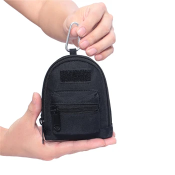 Man Tactical Edc Pouch Key Wallet Card Holder Coin Purses Pouch Bag Keychain Zipper Pocket Outdoor Men Bag Coin Money Bags NEW