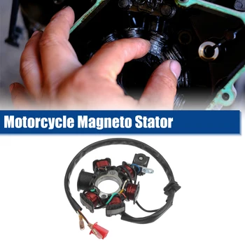Motoforti 5 проводника 6-полюсен AC мотоциклет магнито статор плоча запалителна бобина за 125cc 150cc GY6 двигател за ATV скутер Go-Kart
