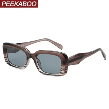 Peekaboo CP ацетат мъжки слънчеви очила за жени кафяви черни квадратни слънчеви очила uv400 горещи продажба женски 2024 летен стил унисекс