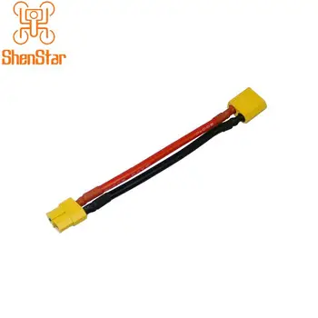 ShenStar XT60 мъжки към женски удължителен кабел Lead силиконов проводник 14AWG / 12AWG силиконов проводник за FPV RC батерия мотор 10cm-1m