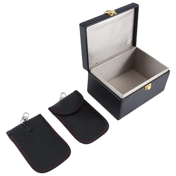 Shielding Box Car Keyless Entry Security Protector Shielding Box Mobile Phone Signal Shielding Car Key Shielding Bag