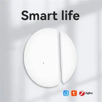 Tuya Zigbee WiFi Smart Door Sensor Door Open Closed Detectors Smart Home Security Protection Алармена система Smart Life APP Control