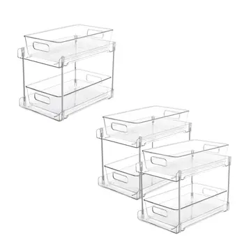 Undersink кухненски рафт Cabniet контейнери за съхранение Slide Out килер Cabniet контейнери за съхранение на шкаф за баня