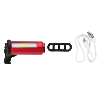 Аксесоари за оборудване за каране на велосипеди Предупредителна лампа за задна светлина USB зареждане Супер ярка LED светлина за велосипеди