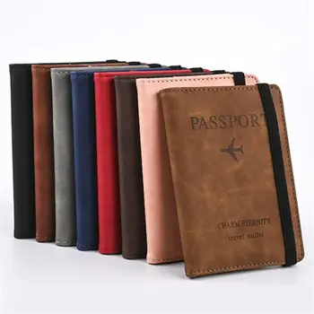 Банкова карта RFID блокиране организатор случай пътуване аксесоари чанта за съхранение портфейл случай паспорт покритие паспорт притежател паспорт книга