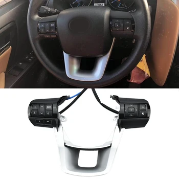 Бутон на волана за Toyota Hilux Revo Rocco Fortuner 2015-2020 Бутони Bluetooth телефон круиз контрол сила на звука
