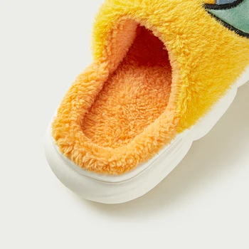 Весел Марио 2023 Нов стил детски памучни обувки Зимни анимационни домашни обувки Топли плюшени памучни чехли