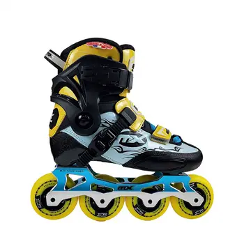 Въглеродни влакна четири колела Агресивни подвижни скейт обувки Вградени ролкови кънки за деца