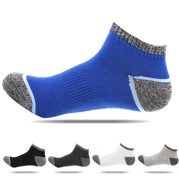 Дамски чорапи Мъжки зимни Колоездене Футбол Баскетбол Къс топъл чорап Бели спортни чорапи за мъже Комплект