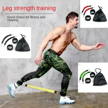 Жълт/ Син/ Червен/ Зелен Еластичен колан за упражнения Нови еластични ленти за устойчивост на латекс Тренировъчни крака Жени Мъже