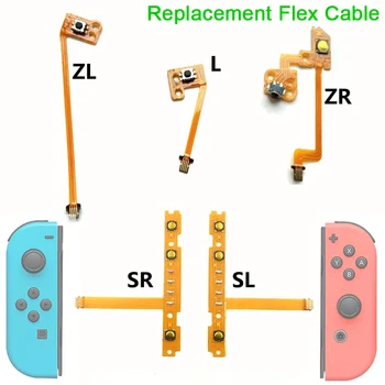 Замяна SL SR ZR ZL L десен ляв ключ бутон лента Flex PCB кабел за Nintendo Switch JoyCon NS ремонтна част