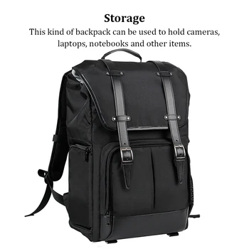 Камера раница пакет рамо чанта открит фотография бележник лаптоп организатор превозвач голям капацитет цип