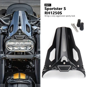 Мотоциклет PC предното стъкло обтекател аксесоари черен за спортист S SPORTSTER S RH1250S 2021 2022 2023