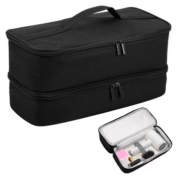 Нов двуслоен калъф за носене за пътуване Splashproof Oxford Travel Case с широка дръжка Преносима чанта за съхранение на пътувания с