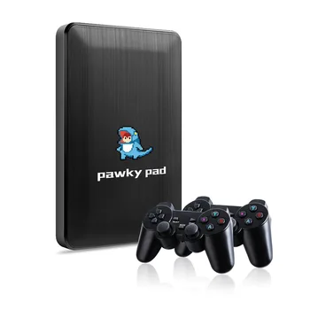 Нова Pawky Box Pad Ретро конзола за видео игри за PS2 PSP N64 DC 60000 + 3D класически игри плейър за Windows PC Гейминг конзоли подарък