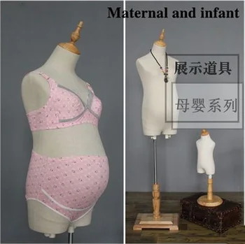 Ново пристигане Модерен женски майчин манекен Бременни жени Манекен Произведено в Китай