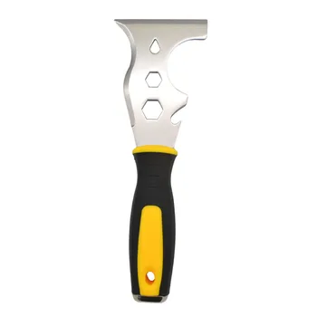 Нож за шпакловка с висока твърдост Ергономична дръжка Нож за стъргалка за боя за нанасяне и премахване на замазка CLH@8