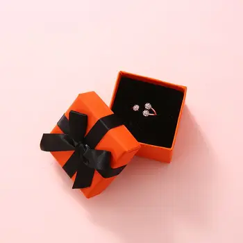 Подаръчна кутия за обеци Пръстени бижута Опаковка