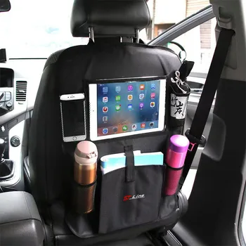  Реколта за кола Организатор джобове за съхранение със сензорен екран за Ford ST-line Focus 2 3 Mondeo Ecosport Kuga Mk4 Fiesta Аксесоари