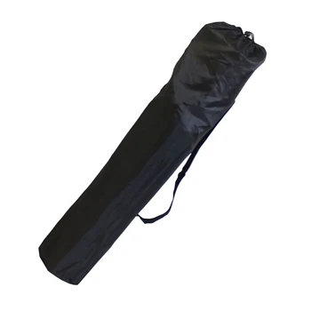 Сгъваем стол чанта за съхранение пътуване amping туризъм скално катерене трекинг черен найлон каишка дизайн 1 бр 74x22cm / 100x26cm / 65x13cm