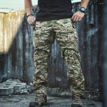 Тактическа униформа BDU G3 бойна риза и панталони Наколенки Airsoft Военна бойна униформа Устойчив на износване