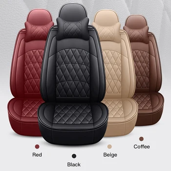 Универсален капак за столче за кола за 90% седан SUV Стилен издръжлив изкуствен диамант PU кожа пълна седалка предна и задна седалка