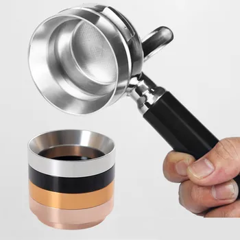алуминиев дозиращ пръстен за еспресо кафе, магнитна дозираща фуния, аксесоари за кафе, 49mm, 51mm, 53mm, 54mm, 58mm
